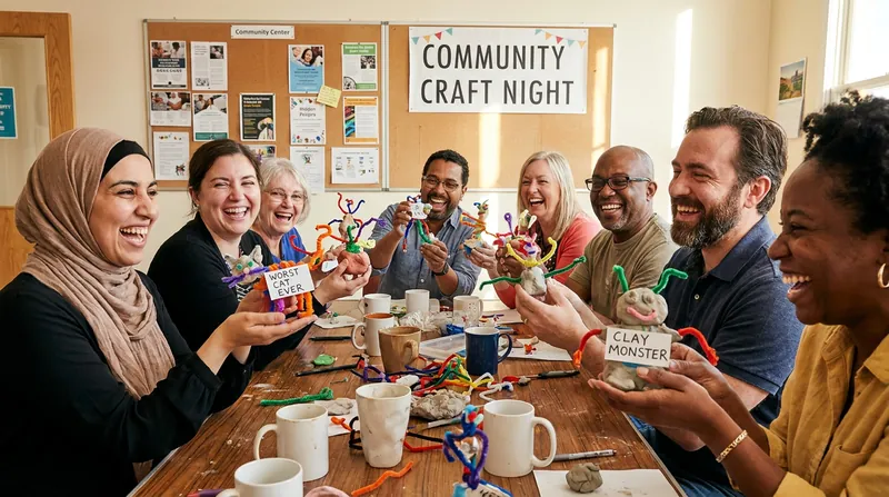 Bad Art Nights have become popular community events, leveling the playing field for adults who want to create without judgment.