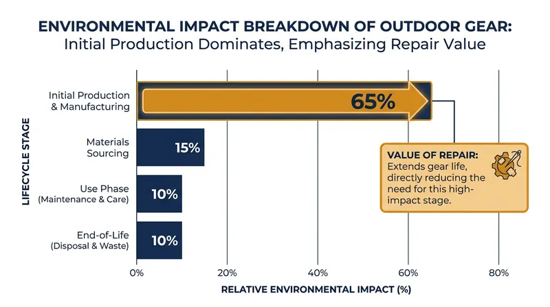 The majority of a product's environmental footprint is generated before it ever reaches the consumer.
