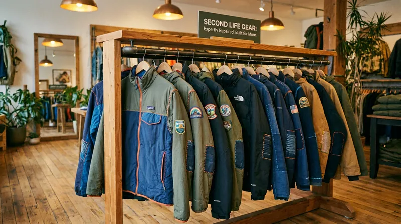Repaired and refurbished gear is increasingly sold alongside new products in retail stores.