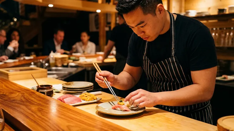 Chef Jesse Ito won Best Chef: Mid-Atlantic for his work at Royal Sushi & Izakaya.