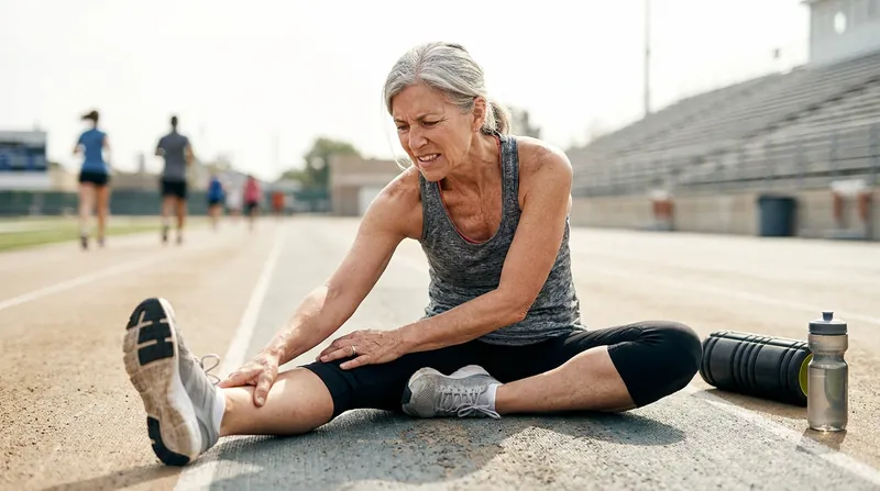 Aging connective tissues require deliberate warm-ups and progressive overload to prevent injury.
