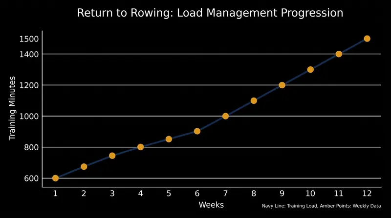 Gradual load management is critical to preventing re-injury during the return-to-play phase.
