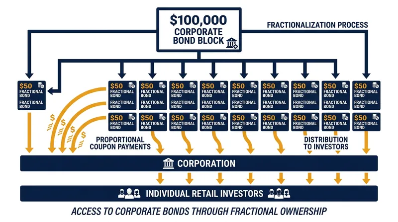 How fractional bonds divide institutional debt into accessible retail units.