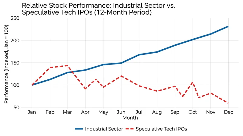 Investors are increasingly favoring the tangible cash flows of value stocks over the volatility of speculative growth.