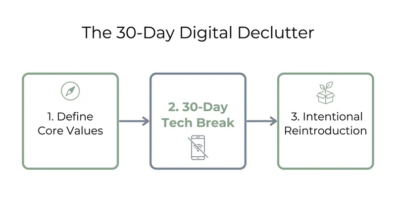 Cal Newport's digital declutter framework is designed to reset dopamine baselines and rebuild intentional habits.