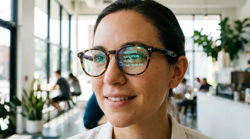 Devices like Innovega's Gen One use micro-OLED displays to provide personalized magnification and contrast for low-vision users.