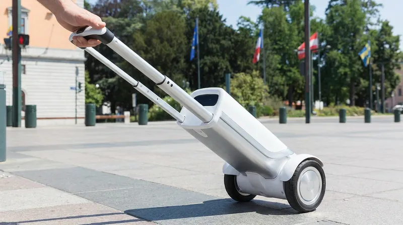 Robotic guides like the Glidance Glide provide tactile feedback and actively steer users around physical obstacles.
