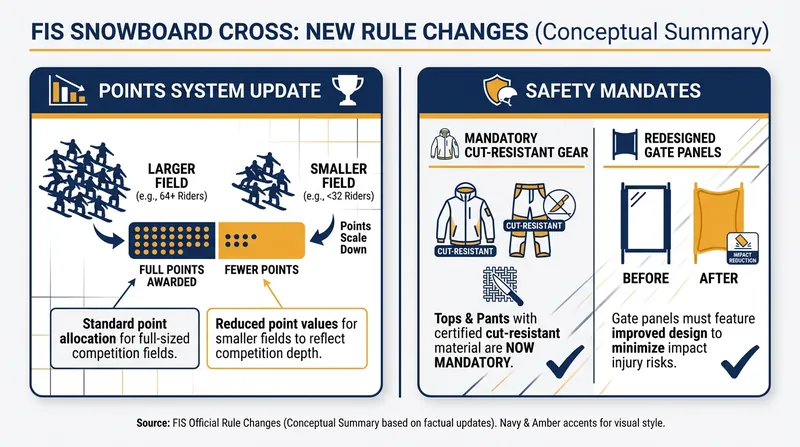 The FIS Technical Committee's off-season mandates aim to improve both competitive fairness and rider safety.