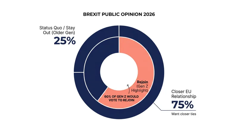 Public sentiment has shifted significantly, driven by a younger generation that overwhelmingly favors closer ties with Europe.