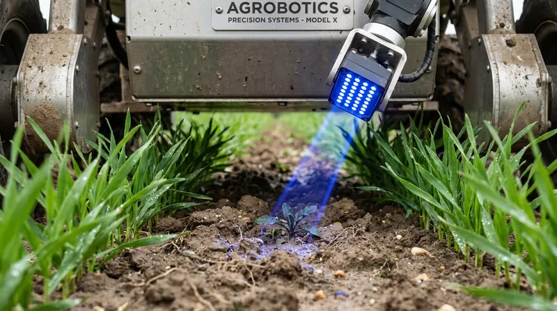 Computer vision allows robots to distinguish between cash crops and weeds with millimeter accuracy.