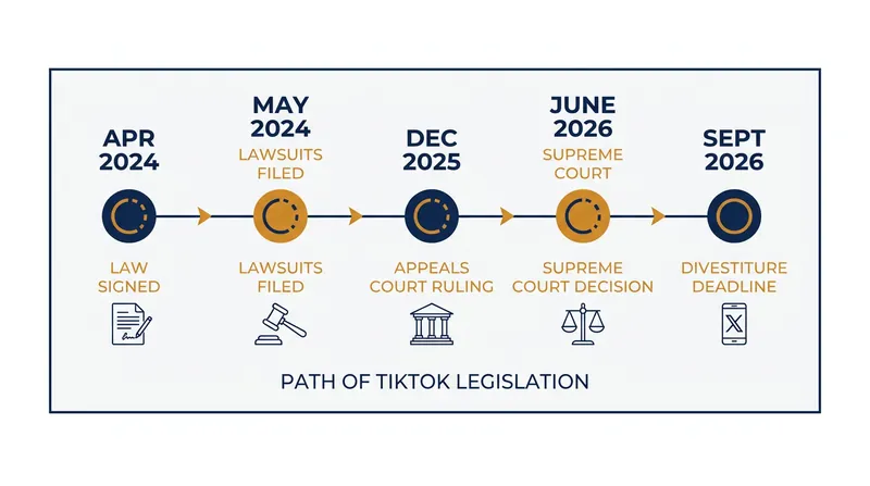 The legislative and legal timeline leading to the Supreme Court's final decision.