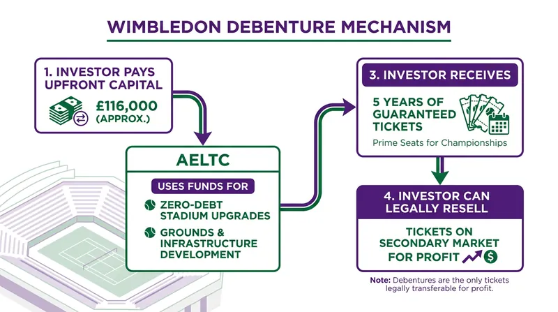 How the debenture funding cycle works for both the club and the investor.