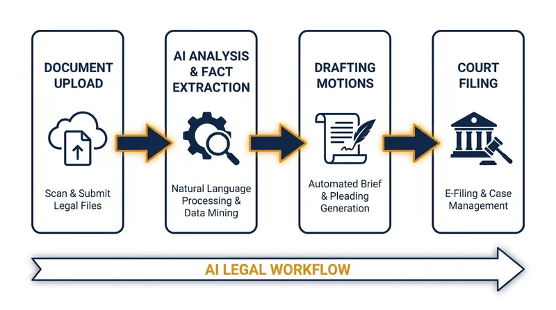 How modern legal tech platforms guide self-represented litigants through the civil procedure process.
