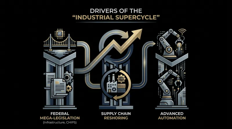 The manufacturing renaissance is powered by a confluence of government policy, corporate risk management, and technological upgrades.