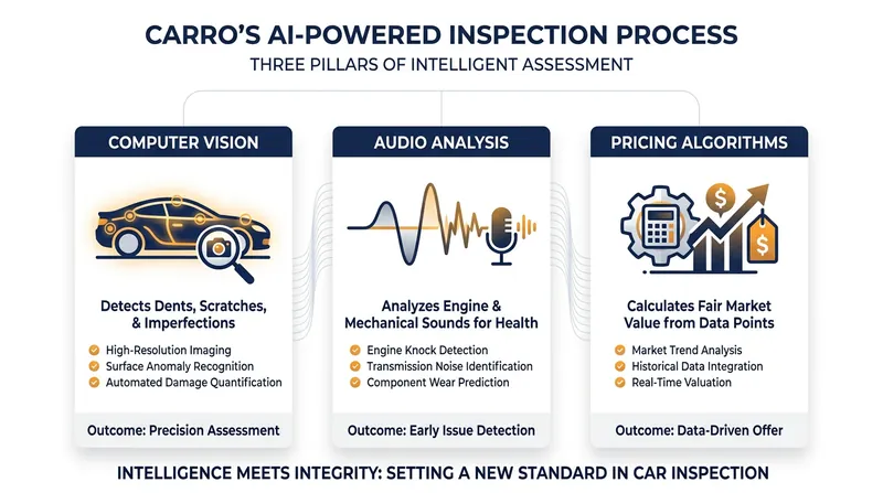 The three pillars of algorithmic vehicle assessment.