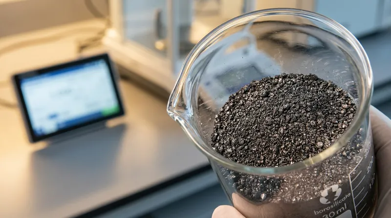 Black mass contains high concentrations of valuable lithium, cobalt, and nickel ready for hydrometallurgical extraction.
