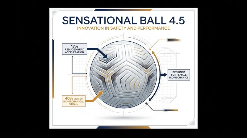 The custom-designed Sensational Ball 4.5 aims to drastically reduce the high rates of ACL tears and concussions in women's football.