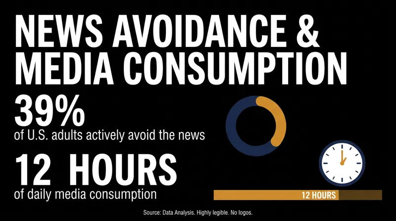 The rising toll of the attention economy on modern media consumers.