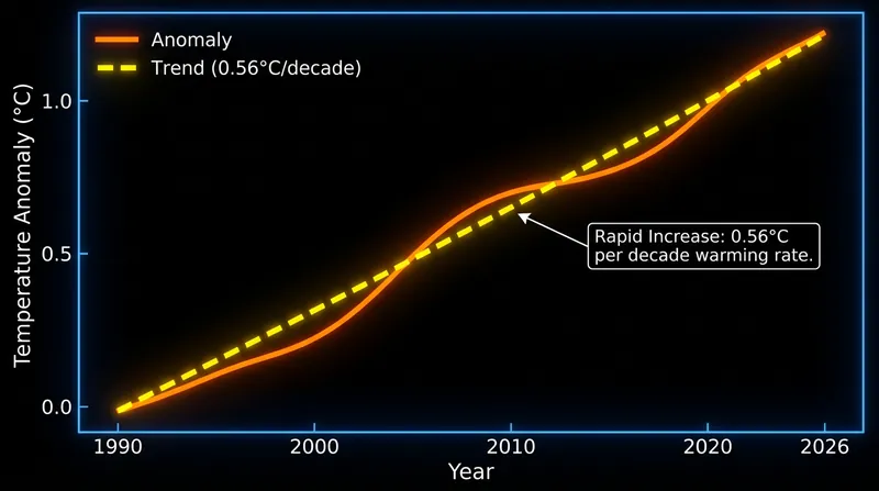 Europe is the fastest-warming continent, with average temperatures rising at more than double the global rate.