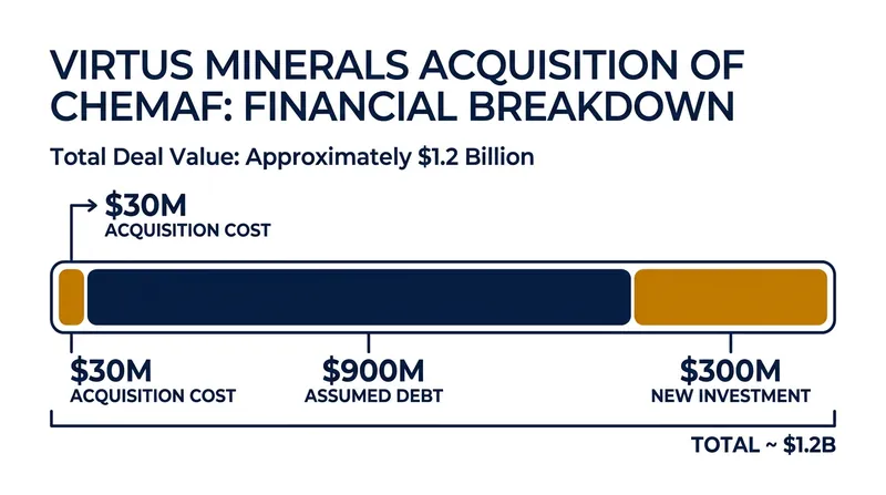 Virtus Minerals is assuming massive debt to secure the Chemaf assets and complete the Mutoshi mine.