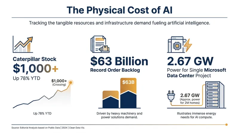 Industrial suppliers are seeing record backlogs as tech giants secure physical infrastructure.