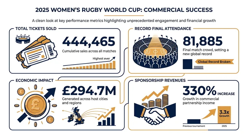 The 2025 tournament in England shattered previous commercial and attendance records.