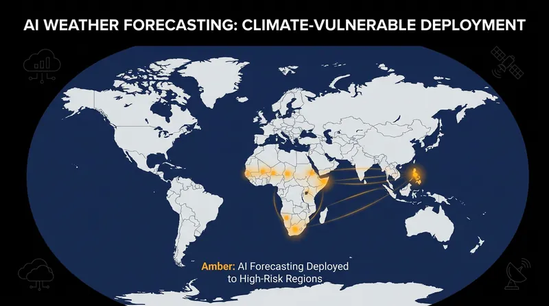 The UK Met Office is deploying AI forecasting tools to help climate-vulnerable nations prepare for extreme weather.