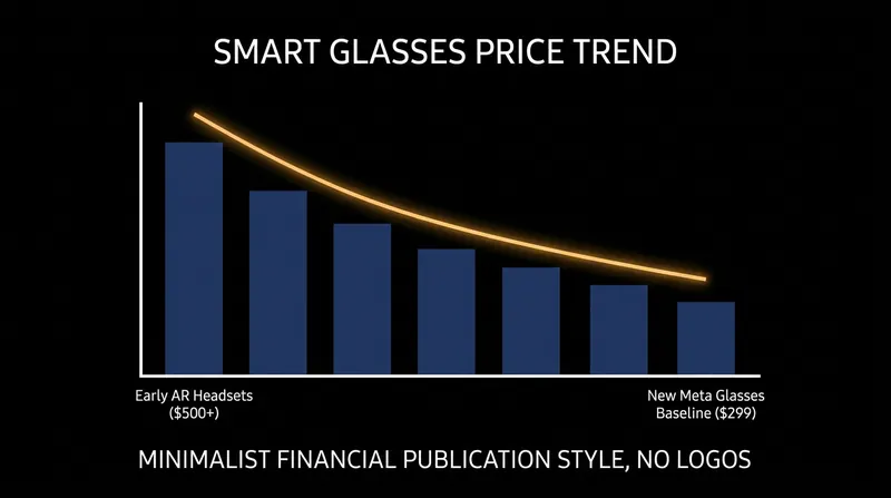 The entry price for wearable AI has dropped significantly, making the technology accessible to a wider consumer base.