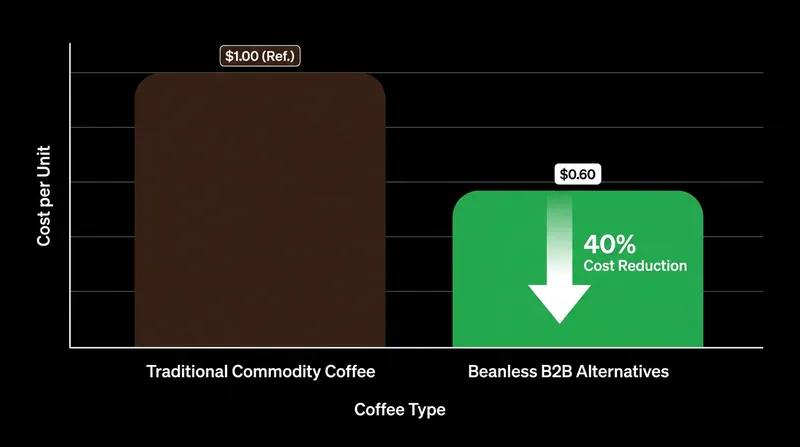 Beanless alternatives offer commercial manufacturers significant price stability and cost reductions.
