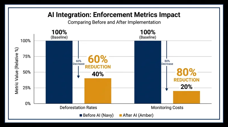 AI-driven monitoring has drastically improved the efficiency of local forest patrols.