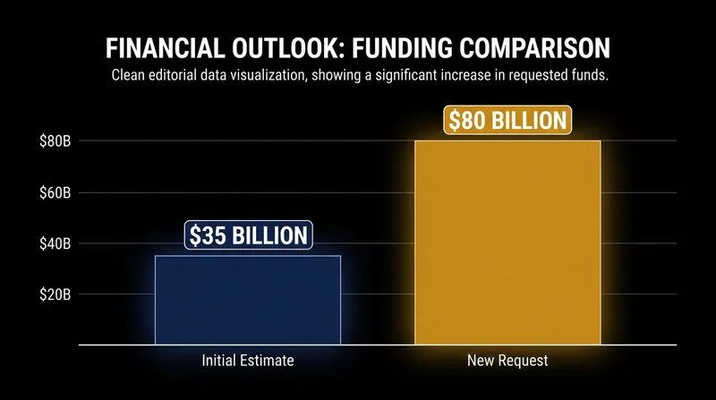 The new funding request is more than double the initial estimates provided to congressional oversight committees.