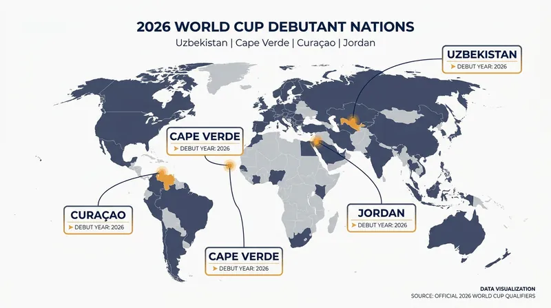 The expanded 48-team format paved the way for four nations to make their World Cup debut in 2026.