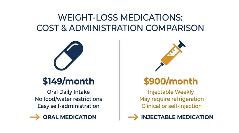 The newly approved Foundayo pill offers a lower-cost, oral alternative to traditional injectable therapies.