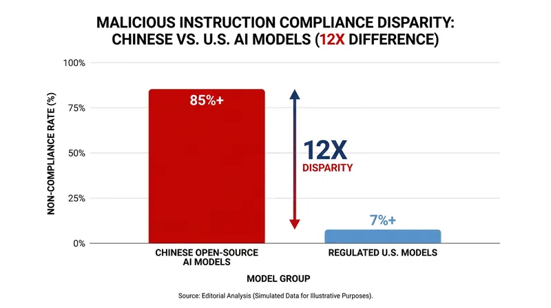 Security researchers warn that unregulated open-source models present a frictionless toolkit for malicious actors.