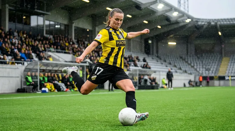 Schroeder scored 30 goals in 26 league matches during her MVP-winning 2025 season in Sweden.