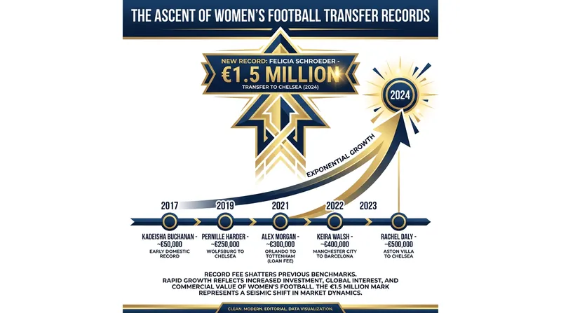 The €1.5 million fee outpaced Chelsea's €1.4 million bid, setting a new benchmark for the sport.