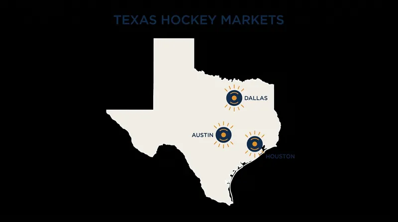 A new franchise in either Houston or Austin would create an immediate intrastate rivalry with the Dallas Stars.