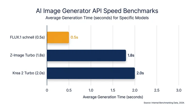 Krea 2 Turbo ranks among the fastest open-weight models available, generating high-quality images in just two seconds.