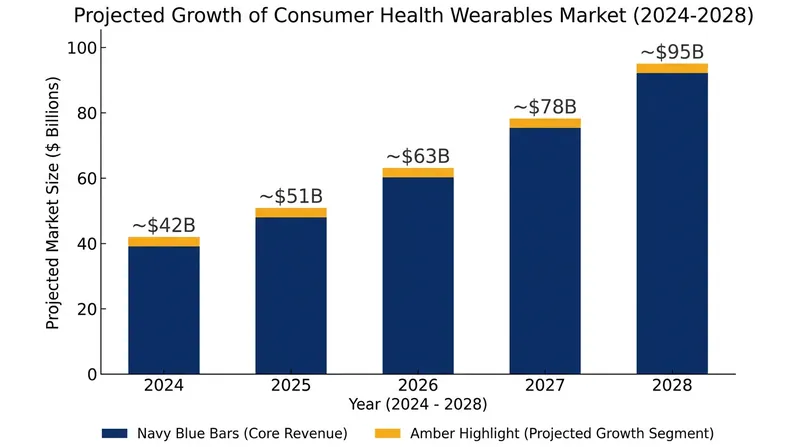 The consumer health wearables market is expected to see significant growth as diagnostic capabilities expand.
