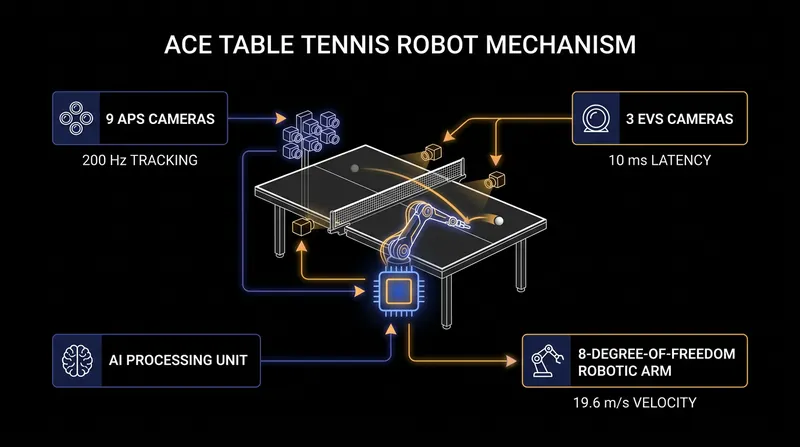 How Ace sees the game and executes its high-speed physical returns.