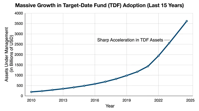 Target-date funds have become the default investment vehicle for the vast majority of modern retirement savers.