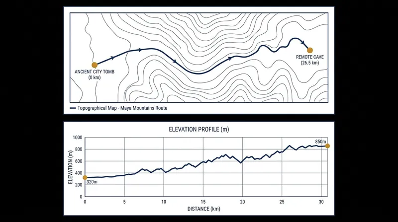 The teeth of the elite were transported 26.5 kilometers across the Maya Mountains to be deposited in a sacred cave.