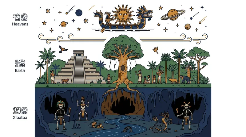 The Maya believed that caves and cenotes served as physical portals to Xibalba, the underworld.