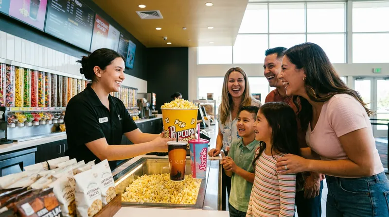Theater chains like Cinemark reported record-breaking food and beverage sales during the June rush.