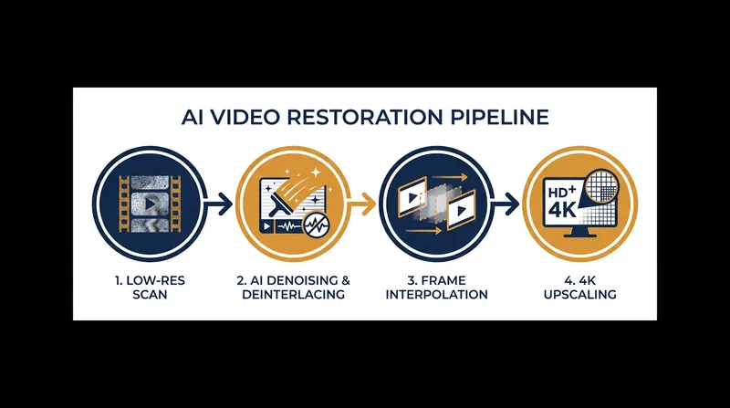 Unlike traditional upscaling, AI models predict and reconstruct missing details based on vast training datasets.