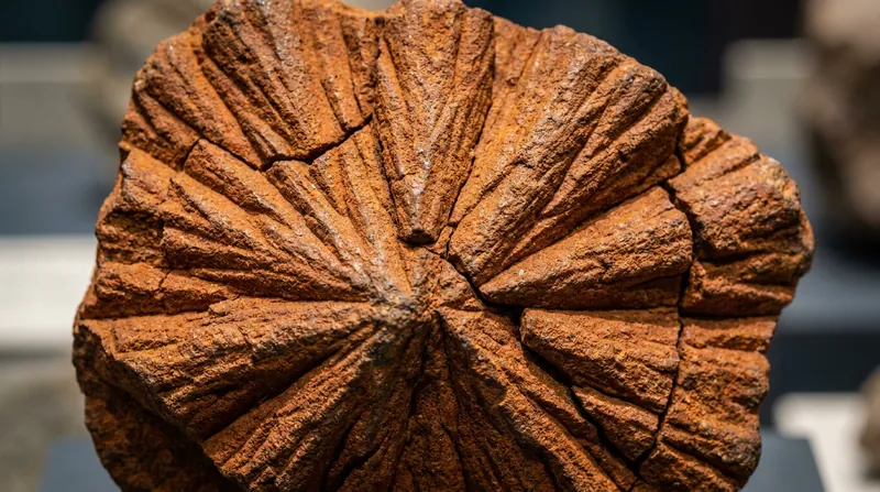 Shatter cones are distinctive fracture patterns created instantaneously by the immense pressure of a meteorite shockwave.