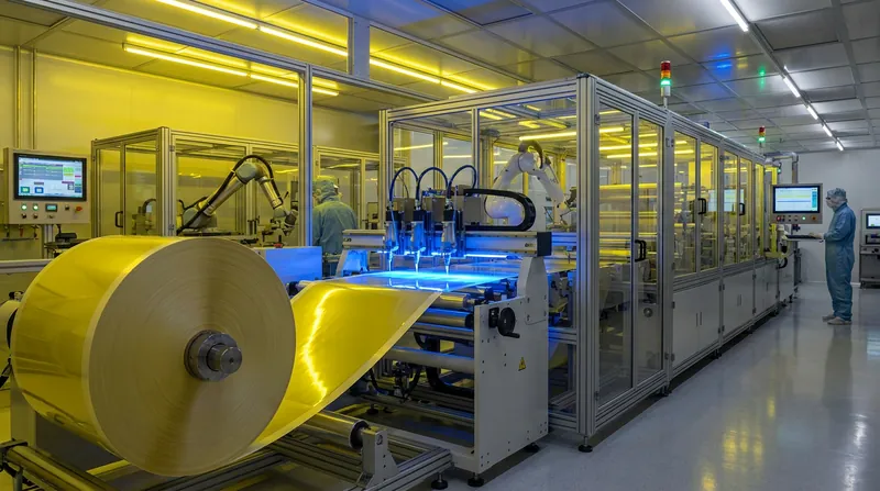 Unlike silicon wafers, perovskite layers can be synthesized from liquid inks and printed at low temperatures.