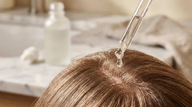 Leave-on scalp serums deliver concentrated active ingredients like niacinamide and peptides directly to the follicle.
