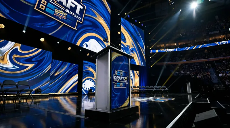 The first round of the 2026 NHL Draft will take place at the KeyBank Center in Buffalo.