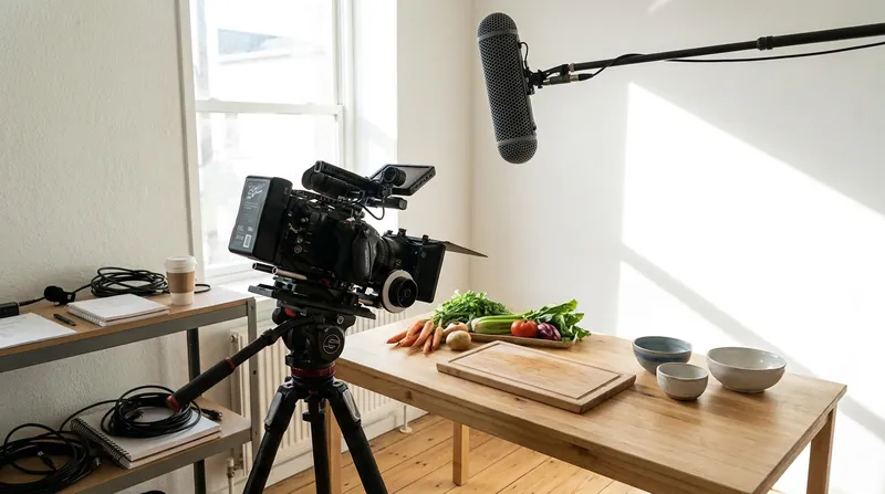 What appears as a simple, mundane moment often requires sophisticated audio and visual equipment to capture perfectly.